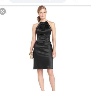 Eliza J Black Halter Formal Dress